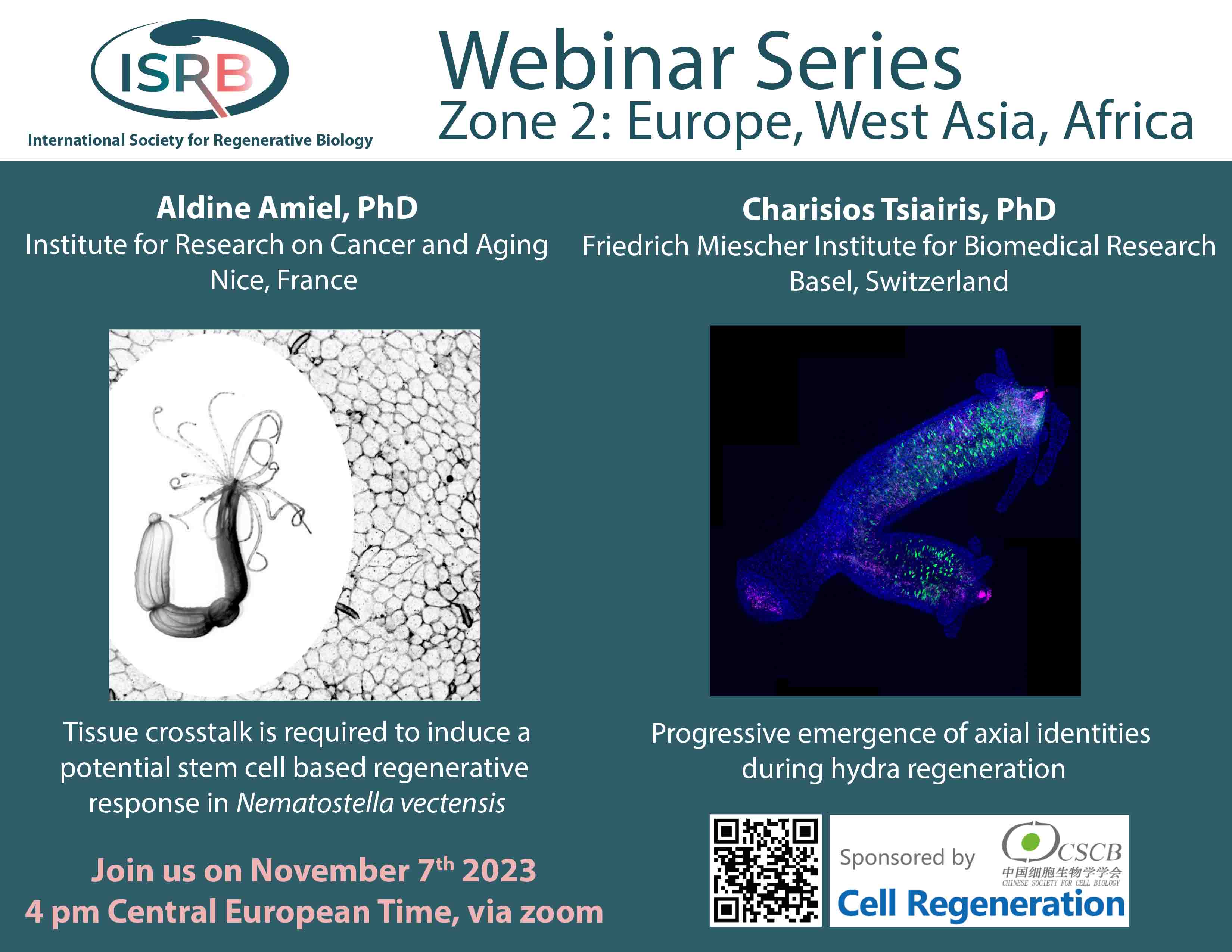 Webinar by ISRB on November 7th 2023, 4 pm CET, via zoom